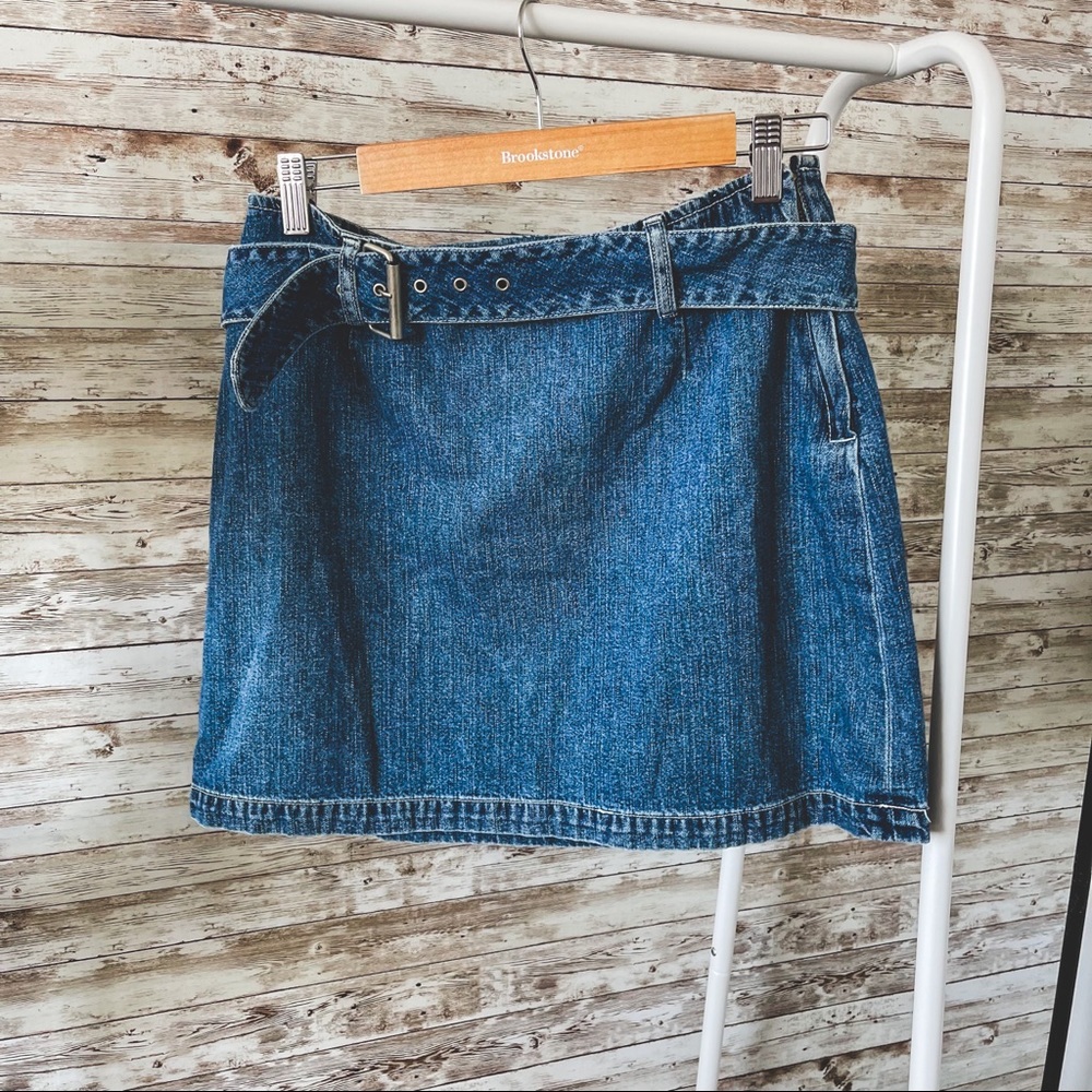 Vintage Y2K/90s Denim Skirt - Size 10
